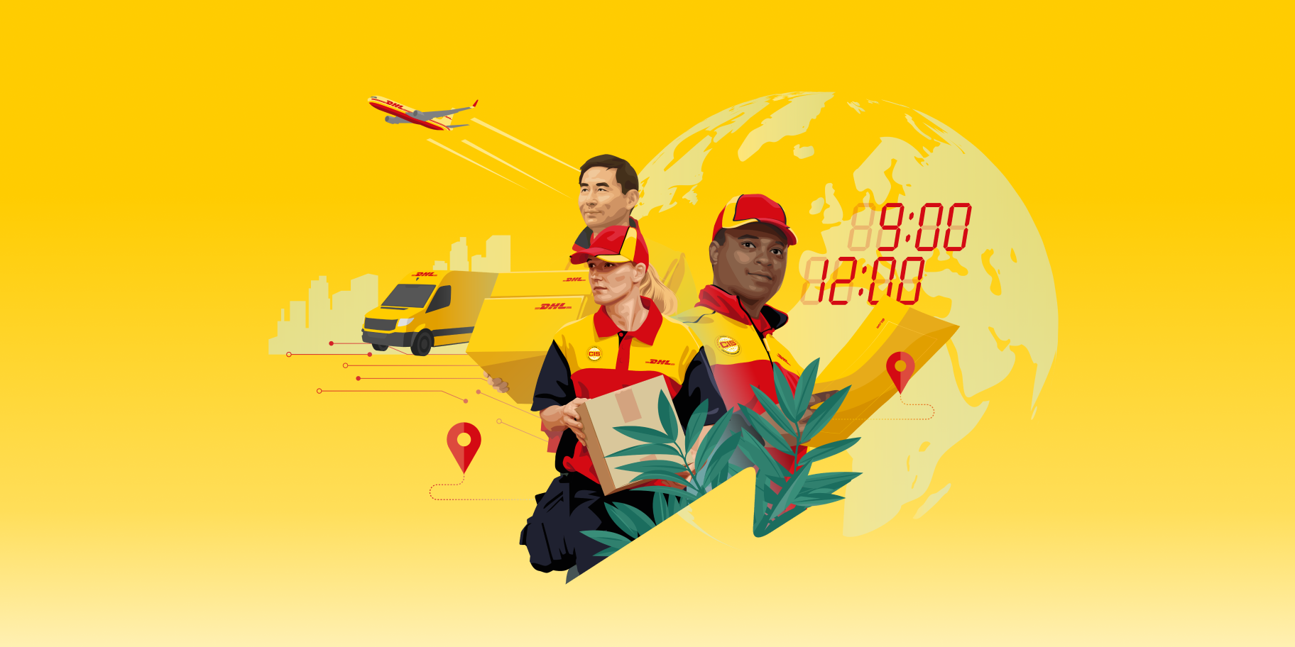 DHL Express Key Visual