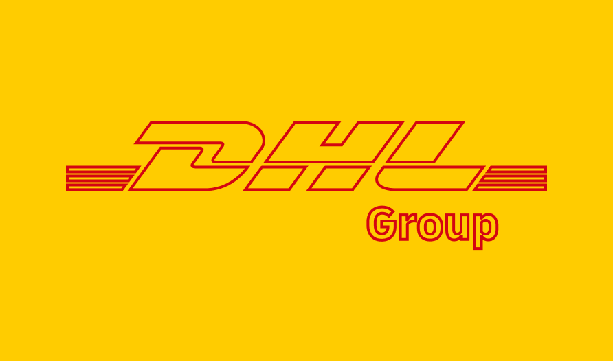 Logo DHL Group Brand Hub www.dpdhl brands